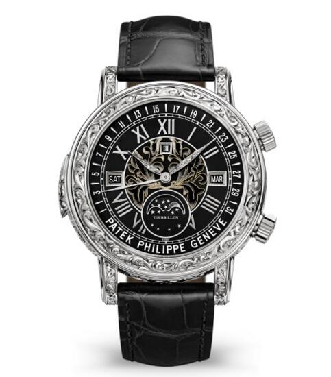 Patek Philippe replica Grand Complications Sky Moon Tourbillon Watch 6002G-010